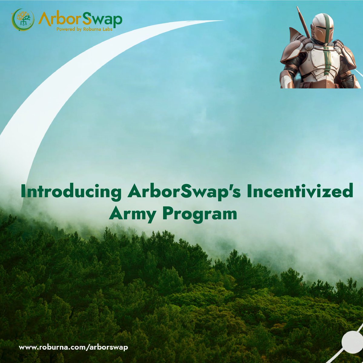 ArborSwap_Defi's tweet photo. 🚀 Join the #ArborSwap Army and be part of our mission to promote and support the ArborSwap ecosystem! 
As a member of the Army, you will have the opportunity to earn #rewards and incentives for your support and engagement. https://t.co/tmvb5WHFtx