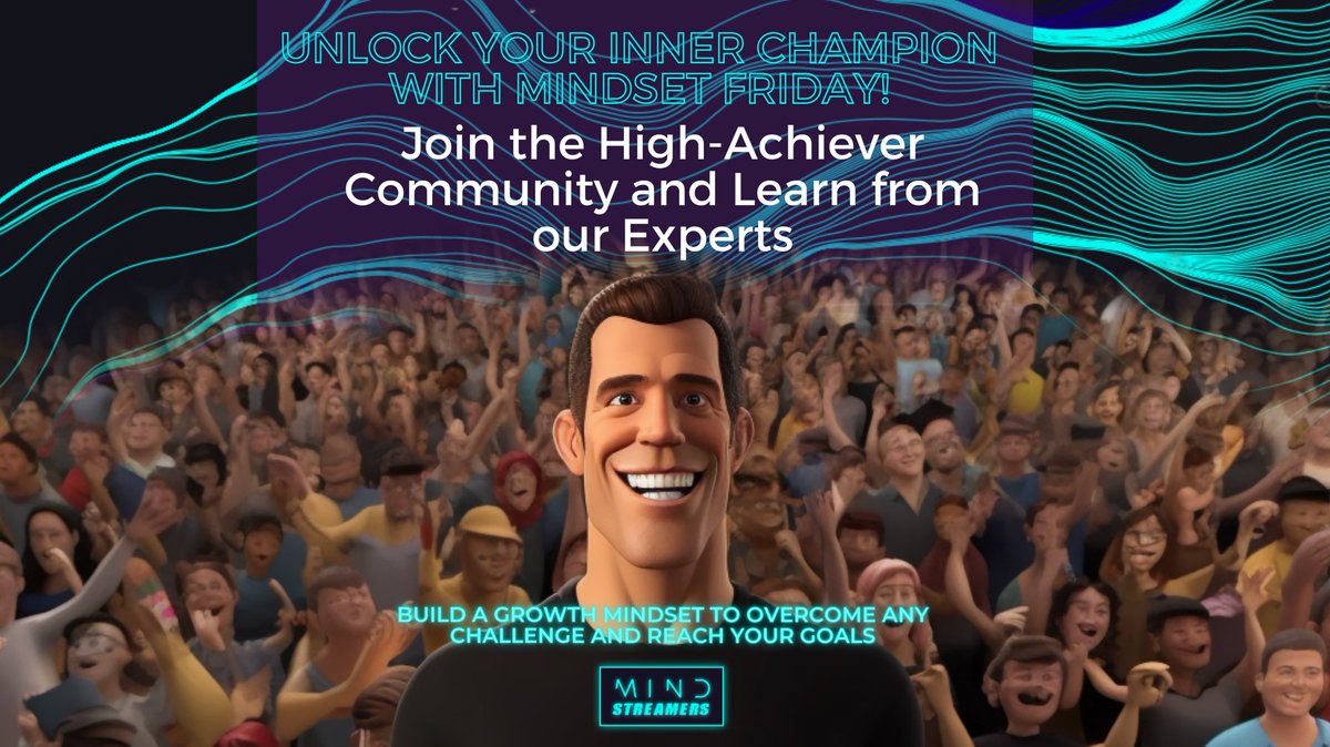 mindstreamers's tweet photo. 💪 🔥 IGNITE YOUR INNER CHAMPION WITH MINDSET FRIDAY!
🏆 Join Mindstreamers' community of high-achievers and learn from the best.
https://t.co/qnTR612NTt
#MindsetFriday #Mindstreamers #TonyRobbins #SageRobbins #GrowthMindset #Champion #SuccessMindset #Achievement #MindsetGoals https://t.co/GAzXVxA92X