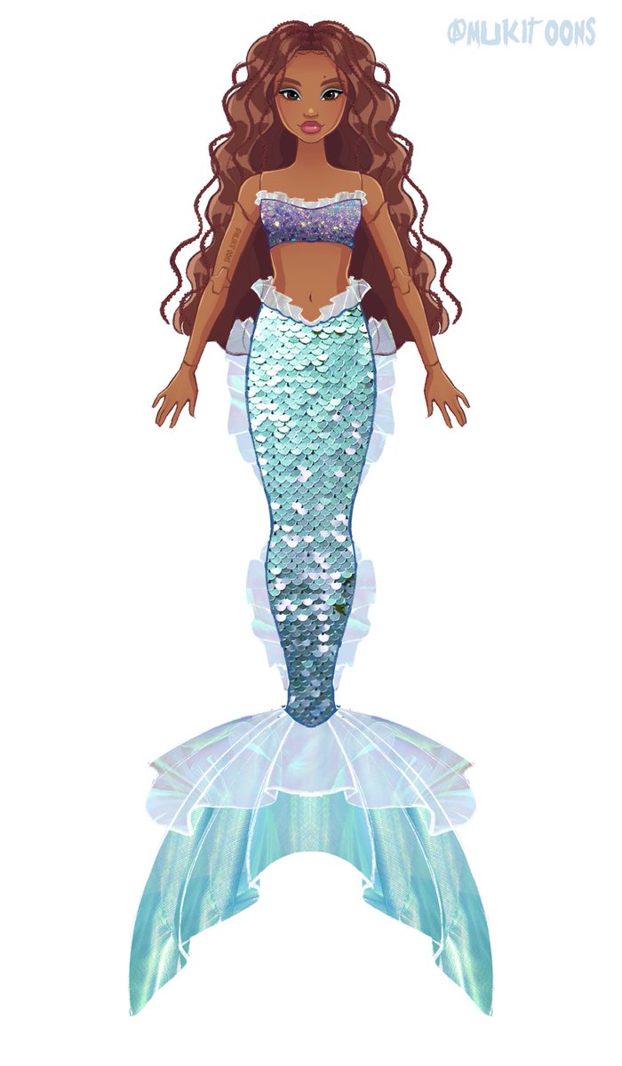MukiToons's tweet photo. Im going to create my own live action Ariel doll I’m so excited! she is going to be perfect! Wish me luck hahah https://t.co/ovSKSiszgo