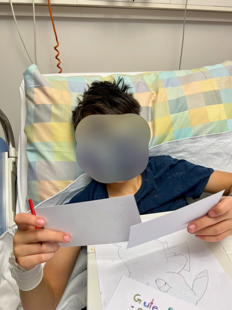 OHilliges's tweet photo. Warning: personal and emotional thread.

Today is #MEAwarenessDay and we are heartbroken 💔. Our smart, athletic, ball-of-energy 10 year old is now bedridden and unable to stand or walk since January due to #LongCOVID and #MECFS. #LongCovidKids 

👇🧵 
1/ https://t.co/4SMx5YMh6F
