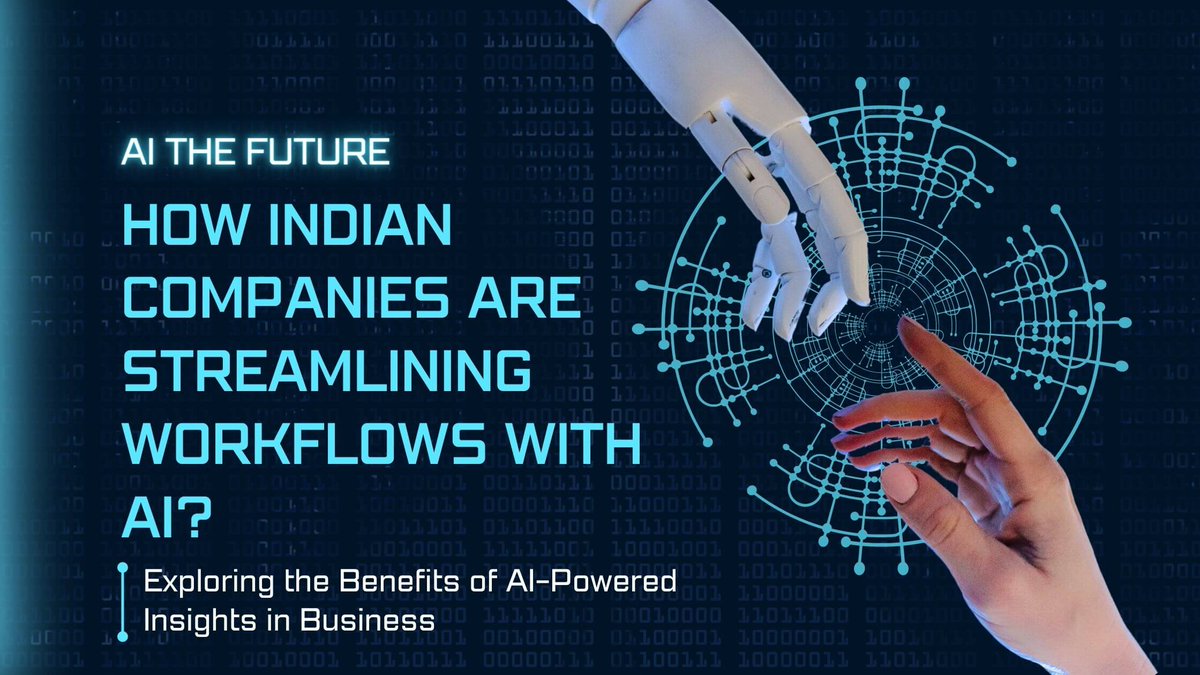 subhashcv2000's tweet image. rcldigitals.com/indian-compani…
#AIinIndianBusinesses #StreamliningWorkflows #EfficientOperations #AutomationinIndia #ArtificialIntelligence #BusinessTransformation #DigitalTransformation #SmartTechnology #IndianEnterprises #ProductivityBoost #InnovationinIndia