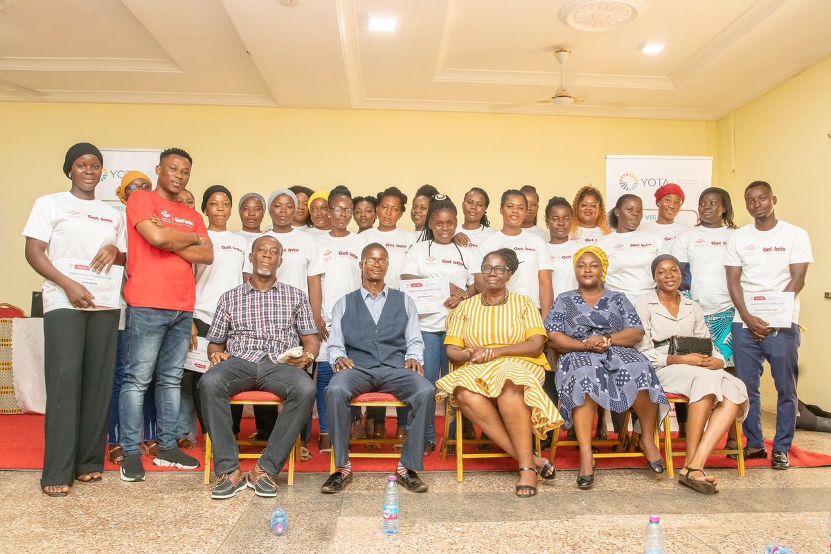YotaRising's tweet photo. Hearty congratulations to all our Tamale Get Into participants for excelling at their Soft Skills Training and Internships. We're more than confident that, they would make us proud in any job role and working space they find themselves in. 🥳 

#GetIntoEmployment
@PrincesTrustInt https://t.co/lDraBbpvsZ