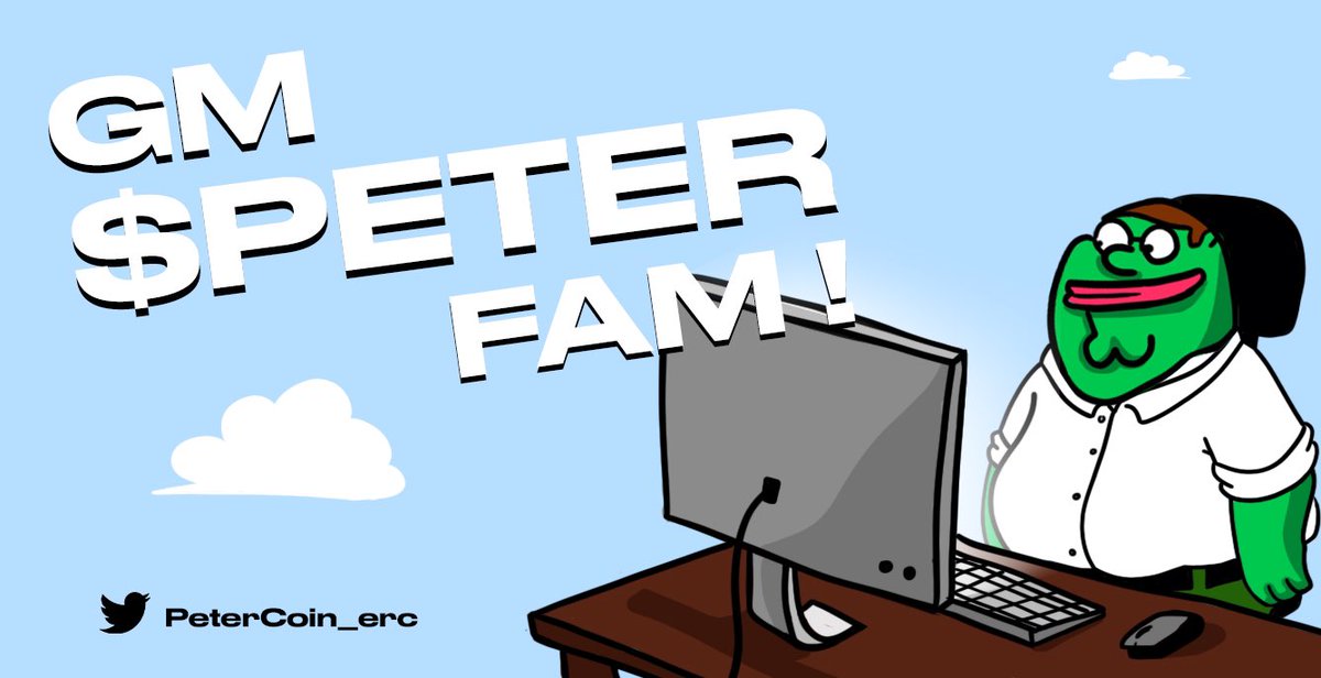 GM $PETER army! 🫡🪖

Join Telegram: t.me/PeterCoinPortal

Rewarding 3 people who interact on this tweet 🏆