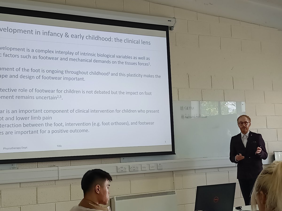 Kristian Jocher (@krisjocher) on Twitter photo <a href="/S_Mo_15/">Stewart Morrison</a> From <a href="/KingsCollegeLon/">King's College London</a> Delivering a talk on Footwear through infancy and childhood: a clinical lens. <a href="/healthcore_SETU/">SETU healthCORE</a> <a href="/SETU_CWScience/">SETUCarlowScienceandhealth</a> <a href="/SETU_Research/">SETU_Research, Innovation and Impact</a> <a href="/peterfrancis_ie/">Peter Francis</a> #SETU #feetandfootwear <a href="/S_Mo_15/">Stewart Morrison</a> From <a href="/KingsCollegeLon/">King's College London</a> Delivering a talk on Footwear through infancy and childhood: a clinical lens. <a href="/healthcore_SETU/">SETU healthCORE</a> <a href="/SETU_CWScience/">SETUCarlowScienceandhealth</a> <a href="/SETU_Research/">SETU_Research, Innovation and Impact</a> <a href="/peterfrancis_ie/">Peter Francis</a> #SETU #feetandfootwear
