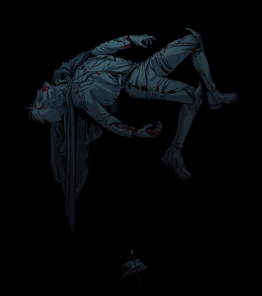 rybajek's tweet photo. 🔹qrt with your blue (eruri) art 🔹 https://t.co/Ayn3BCuGRE