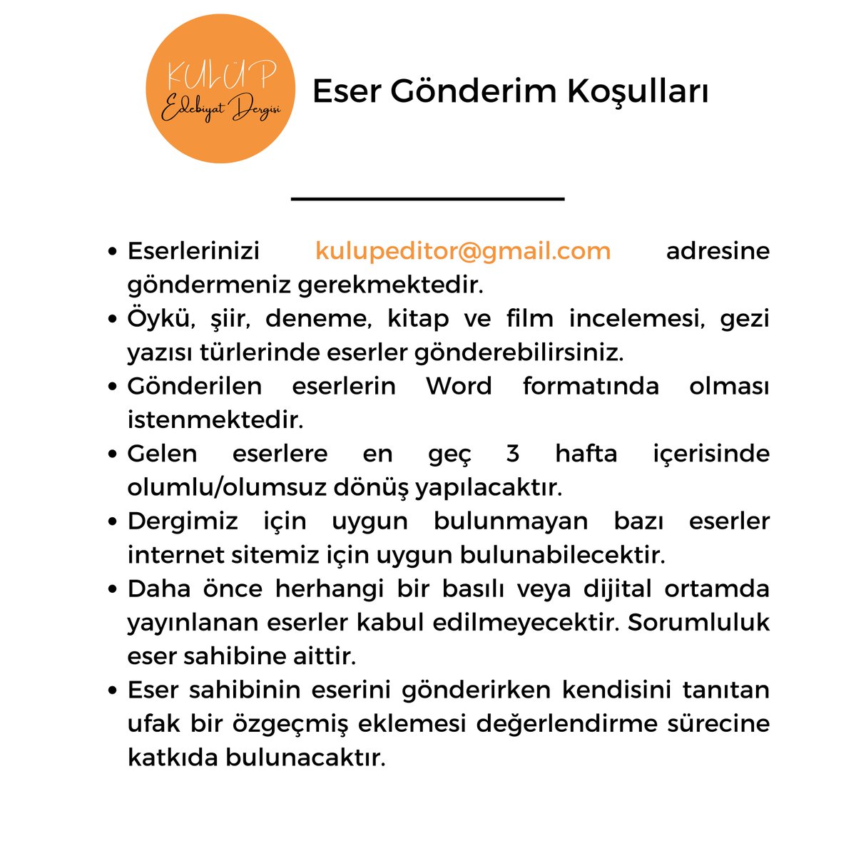 Kulüp Edebiyat Dergisi tweet media
