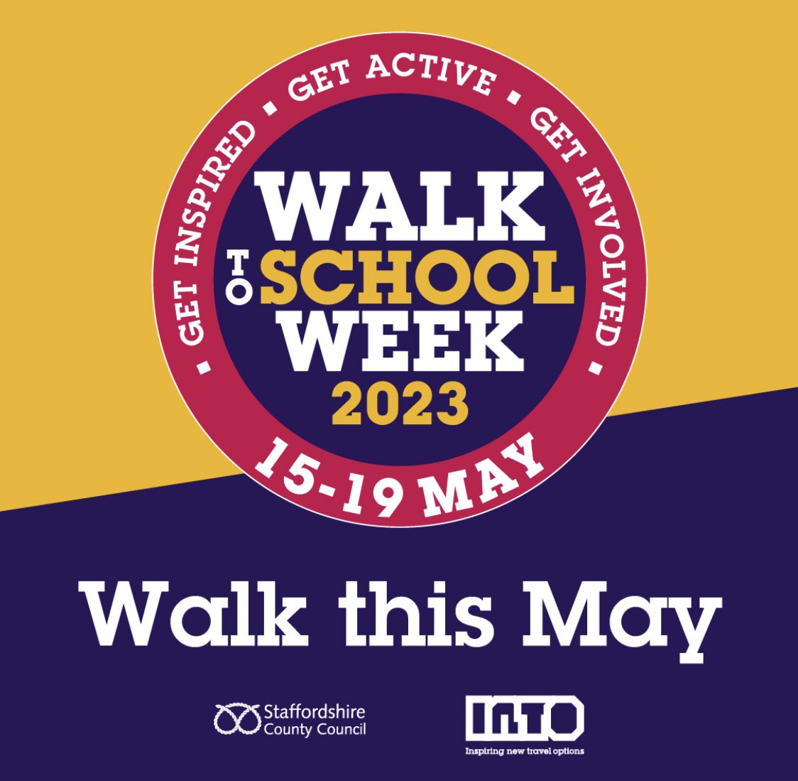 Next. Week. 📆👟

We’re so excited about walk to school week! Let us know how you’ll be joining in and watch this space for more info 👀💛🖤 @AirAwareStaffs #walktoschoolweek #intowalkingstaffs