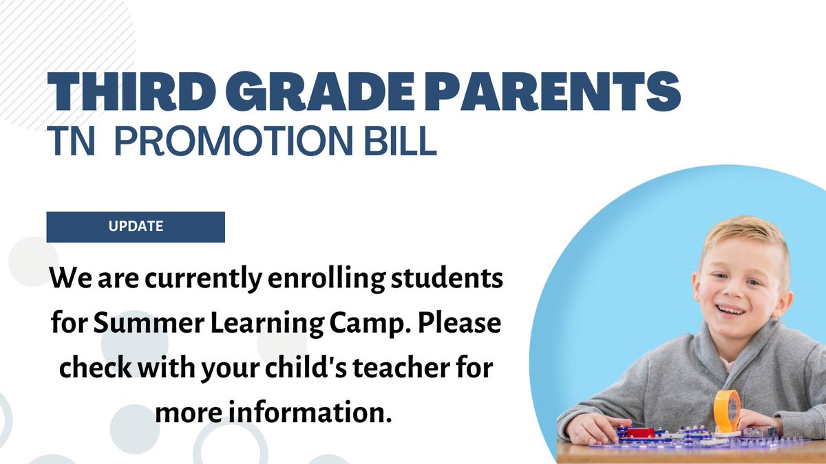 Use this link to learn more about the 3rd Grade Promotion Bill: jc-tn.net/news/community…