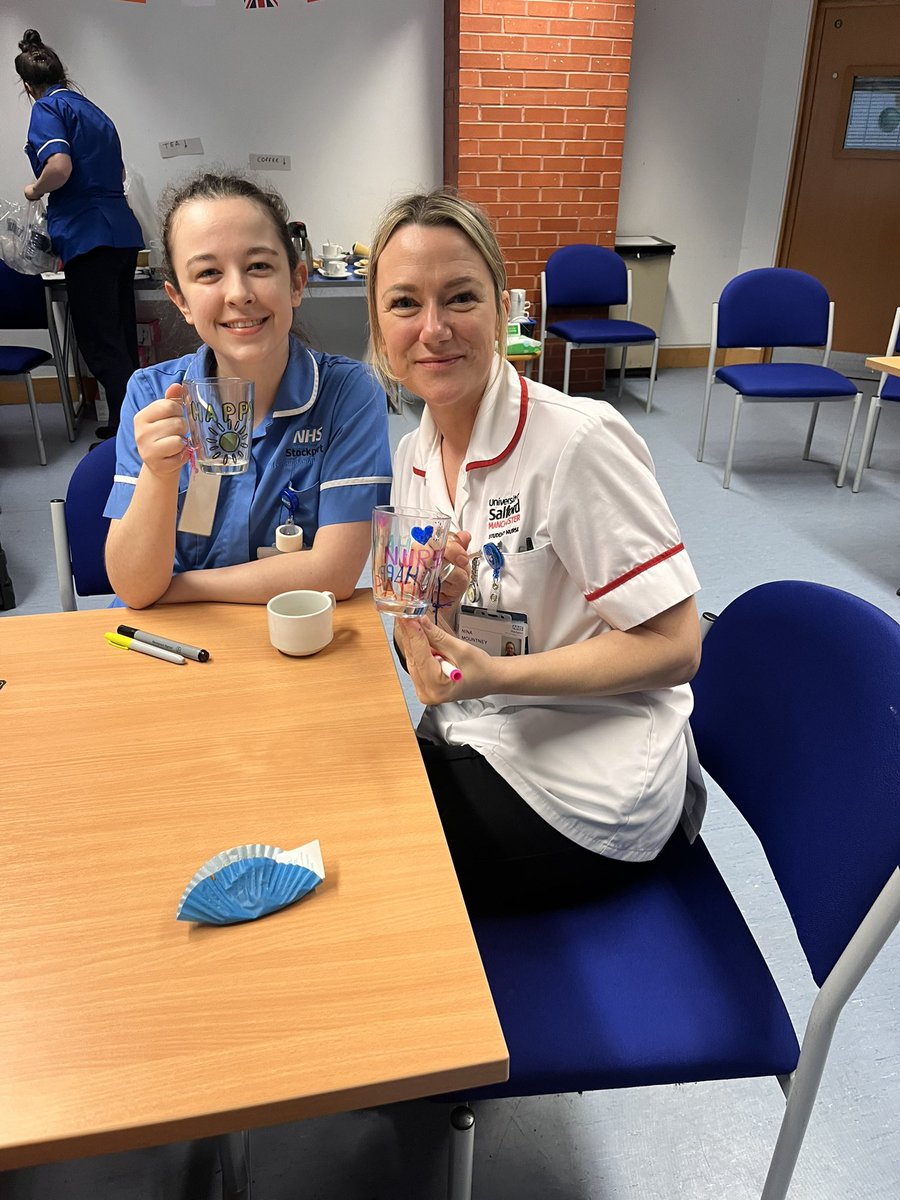 Mugs at the ready. International Nurses Day.