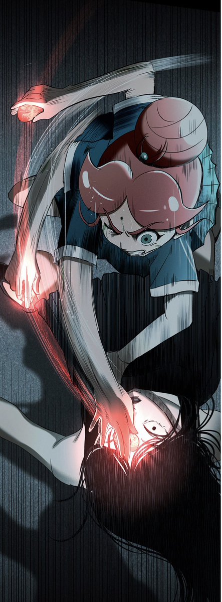 今週更新のお化けと風鈴、戦闘シーン楽しく描いております。 https://t.co/HPmMvYDONO