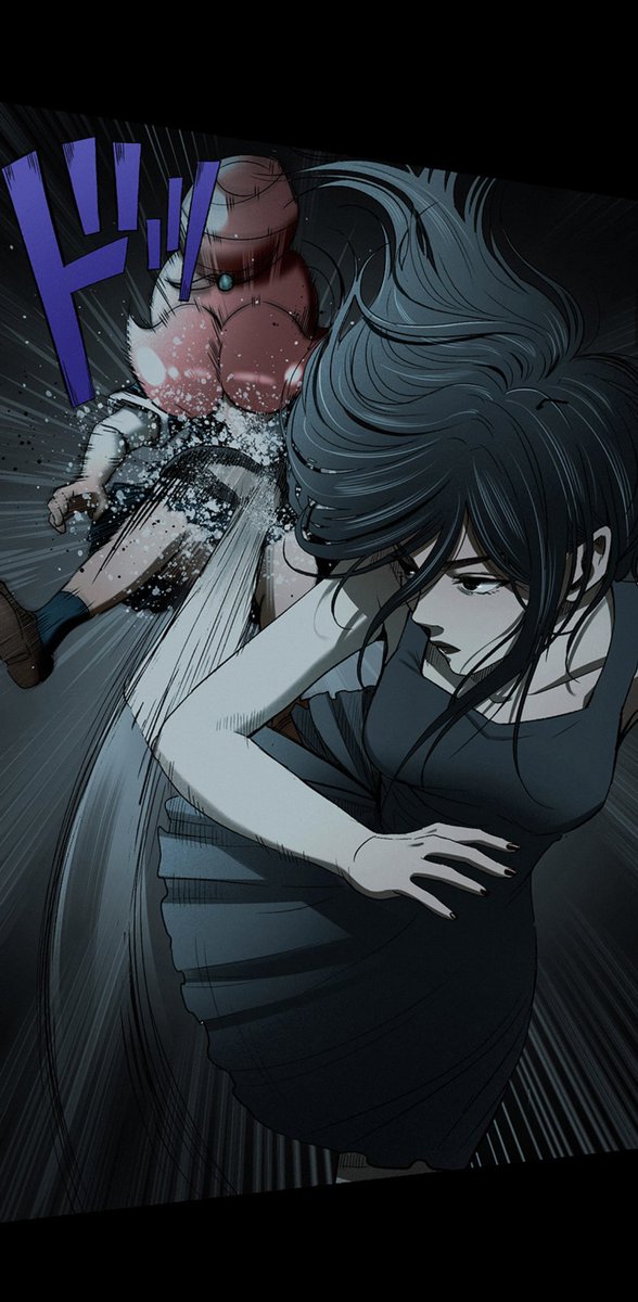 今週更新のお化けと風鈴、戦闘シーン楽しく描いております。 https://t.co/HPmMvYDONO