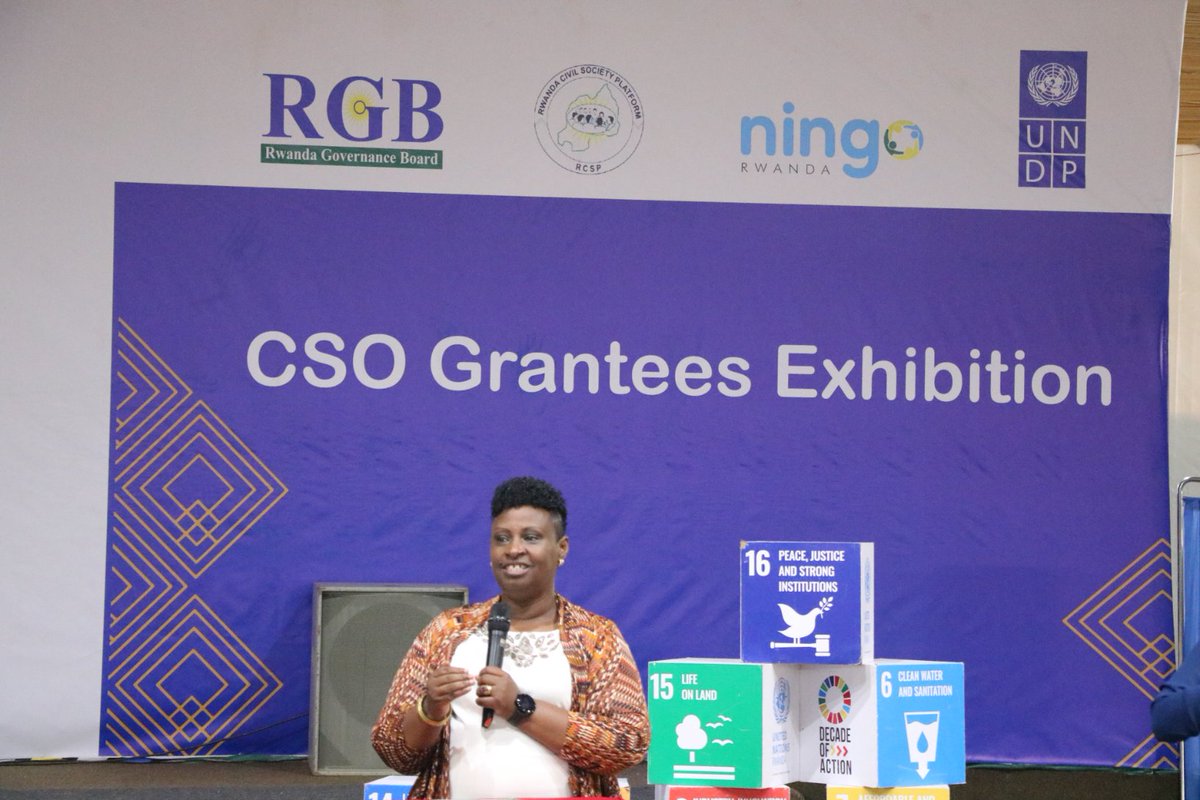 GovernanceRw's tweet image. Addressing to the exhibition participants, the RGB CEO Dr. @UstaNcusta appreciated the Civil Society Organisations for their supportive activities and their partnership in Rwanda's journey towards sustainable development. #CSO4people #CSOWeek2023Rw