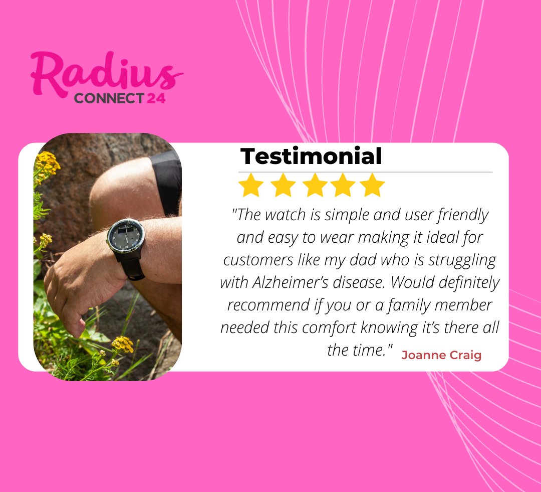 Our new watch is simple, user friendly and easy to wear. ⭐️⭐️⭐️⭐️⭐️
Read more - radiusconnect24.com/wristwatch
#gpswatch #elderlycare #independentliving