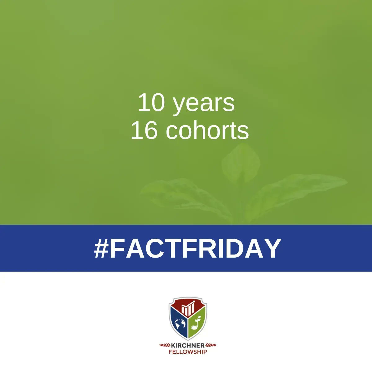 We are approaching a decade of running the Kirchner Fellowship Program 🎉 #FactFriday