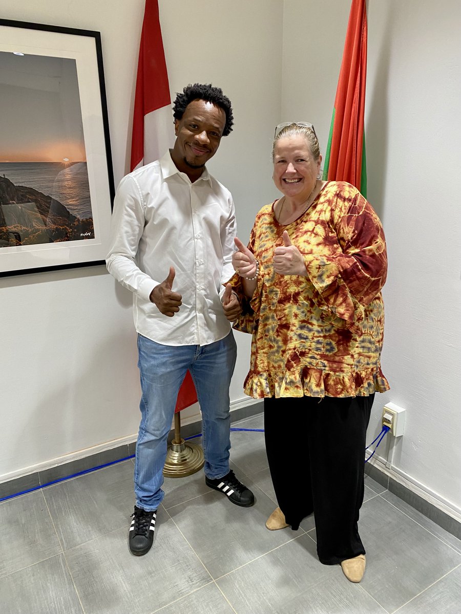 .<a href="/UNICEF_Burkina/">UNICEF Burkina Faso</a> Goodwill Ambassador visited us!
 
@smartyofficial featuring <a href="/HermannCAN/">Lee-Anne Hermann</a>
 
🎶 Two Ambassadors, same fight
United Nations, #BurkinaFaso, Canada
Together, for the cause of #Children, we fight 🎶
 
Thank you 🙏 for your inspiring commitment.