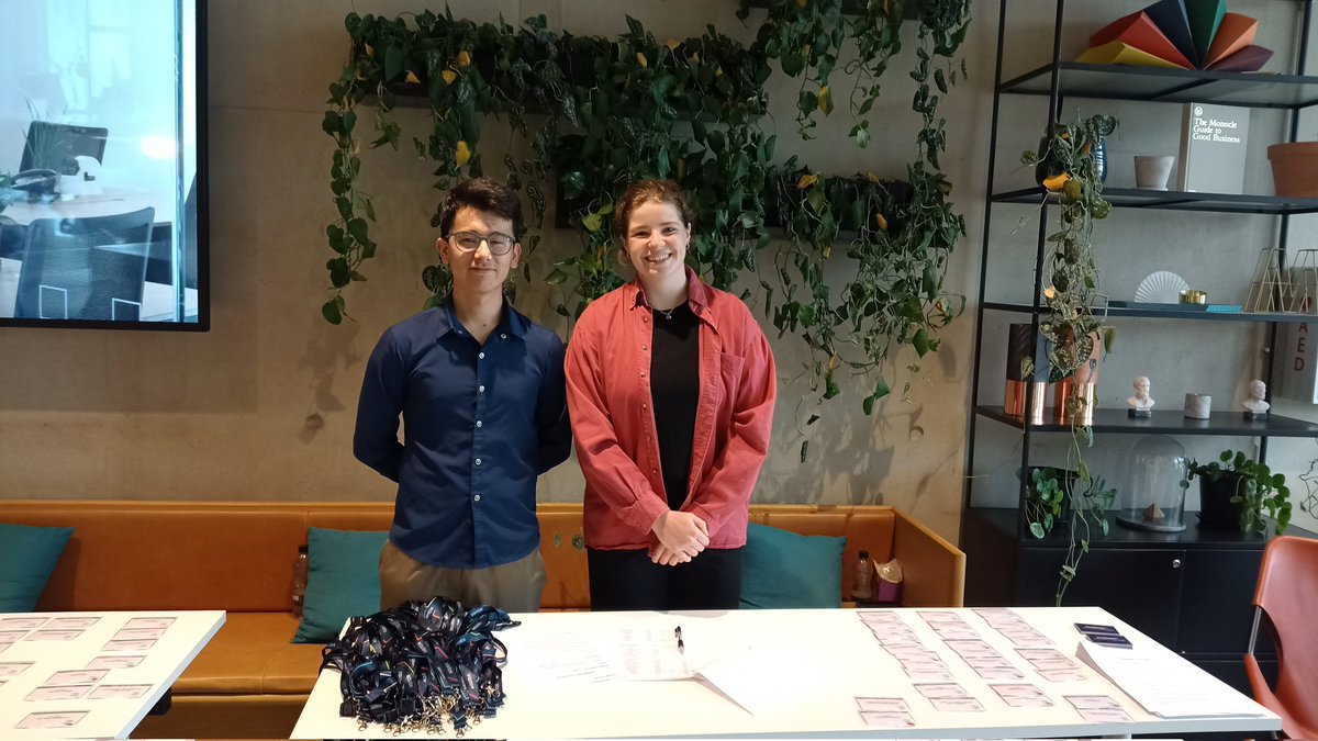 HChangemakers (@hchangemakers) on Twitter photo Thanks so much to our <a href="/HomertonCollege/">Homerton College</a> #Changemaker ambassadors for volunteering at <a href="/CamTechWeek/">camtechweek</a>! #NajibSharifi & #EllenBridson
Thank you for letting us know how productive it has been for you... Listening to great talks & networking! #CTW23 Thanks so much to our <a href="/HomertonCollege/">Homerton College</a> #Changemaker ambassadors for volunteering at <a href="/CamTechWeek/">camtechweek</a>! #NajibSharifi & #EllenBridson
Thank you for letting us know how productive it has been for you... Listening to great talks & networking! #CTW23