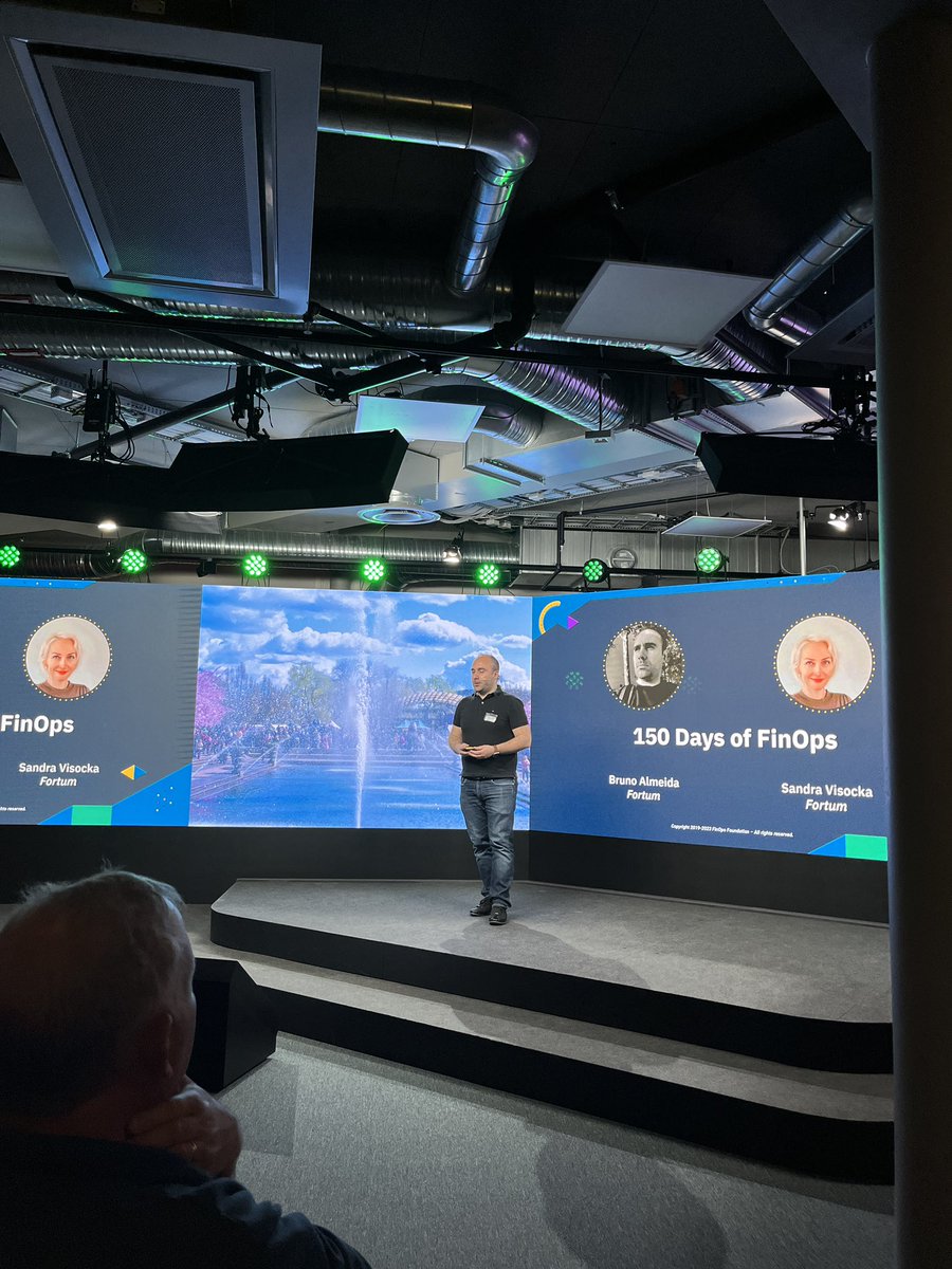 It was a pleasure to speak today at #FinOps Stockholm alongside my colleague Sandra Visocka  about <a href="/Fortum/">Fortum Global</a> #FinOps journey 💚