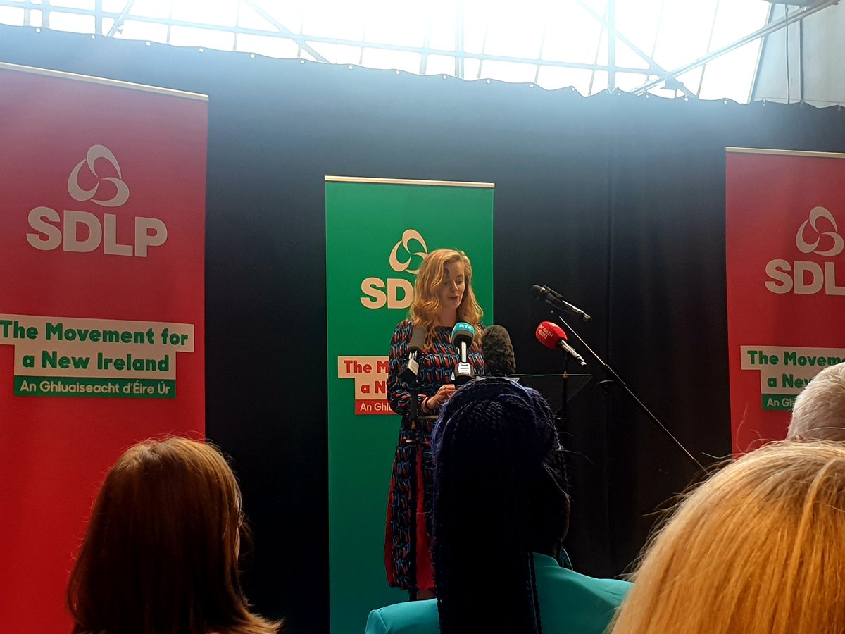 The wonderful @FinnDoire addressing @SDLPlive candidates at our manifesto launch. #finnforthewin