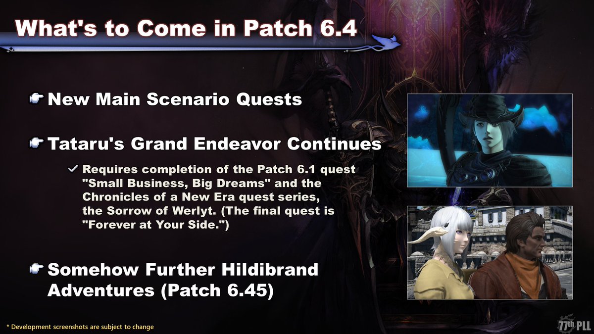FINAL FANTASY XIV on Twitter "First, a reminder of what's in store for