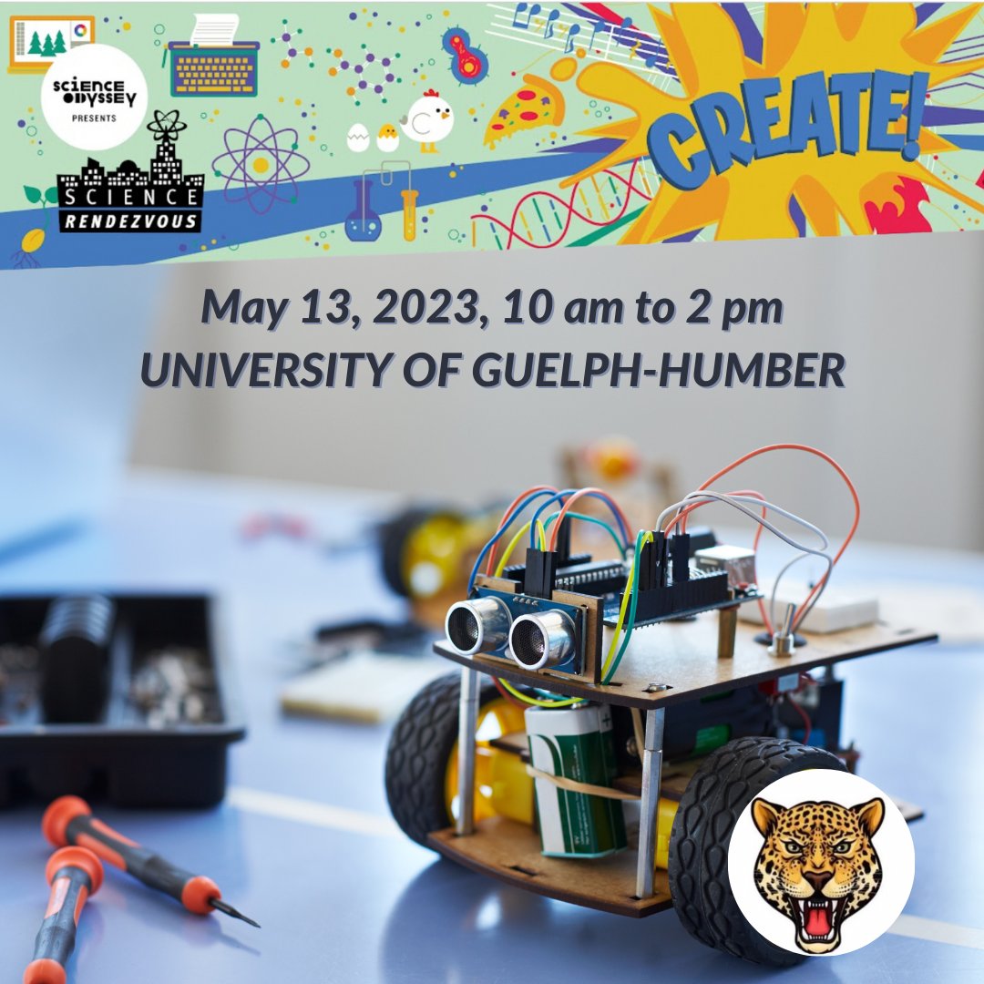 GetTogetherTO's tweet image. The #UofGH Science Rendezvous will host 40+ activities this weekend, including MPJ High School Robotics Club (station #15)!

Learn more and register at guelphhumber.ca/science-rendez…

#SciRen #UofGH #OdySci #CreateSciRen #MillionTreeProject @sci_rendezvous  @MPJ_TCDSB