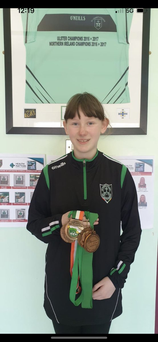 Fantastic achievement by our very own Aoife Clarke in 8H who has represented and brought home bronze medals for Northern Ireland in Taekwondo in the UK regionals, Irish championship, Northern Ireland regionals and Northern Ireland championship. Well done Aoife! 🟢⚫🥋