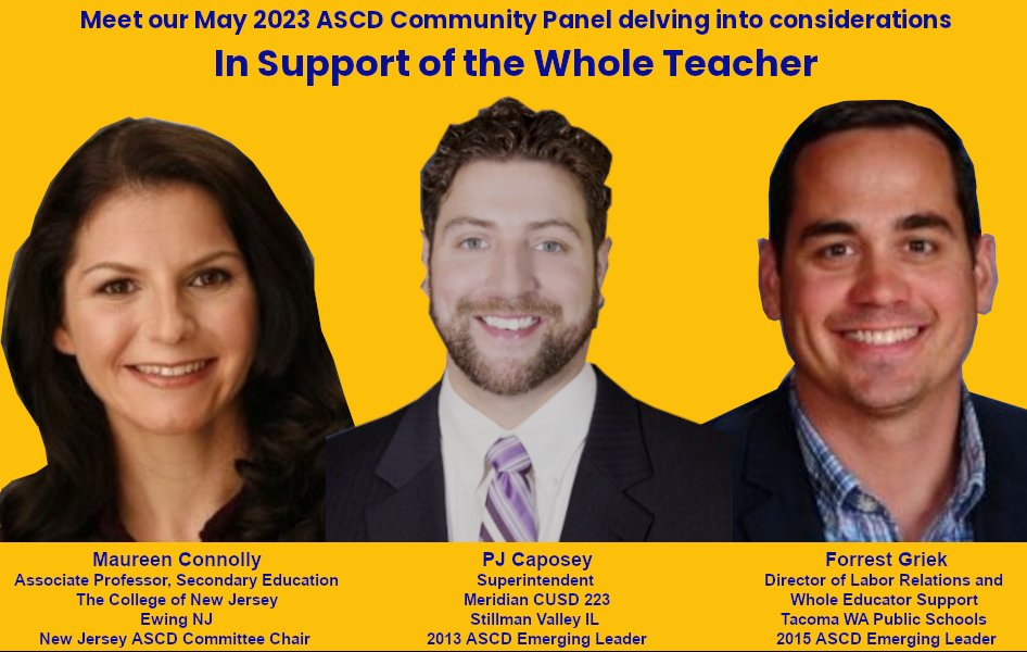 View the recording of last night's "In Support of the Whole Teacher"!— ASCD Professional Learning Community shar.es/afUQ5h #ASCDAffiliates #ASCDEdChamps #ASCDConnectedCommunities #ASCDEmergingLeaders #ASCDProfessionalInterestCommunities #ASCDStudentChapters