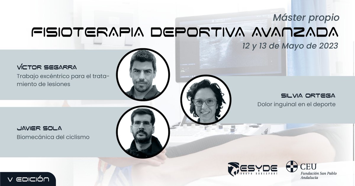 ESYDE_Formacion's tweet photo. ¡Os presentamos a los profesores de nuestros másteres de este fin de semana!💪
Un placer poder contar con todos vosotros/as e ir de la mano de @CEUAndalucia. https://t.co/OKfrd0CQhD