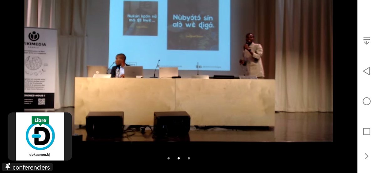 nonhouegnon's tweet image. Découvrez en exclusivité les premières images de l&apos;application &quot;dictionnaire des langues Béninoises&quot; de @iamyourclounon_ présentée par @FabroniYoc au #Contribuling 2023.
#MaLangueCompte