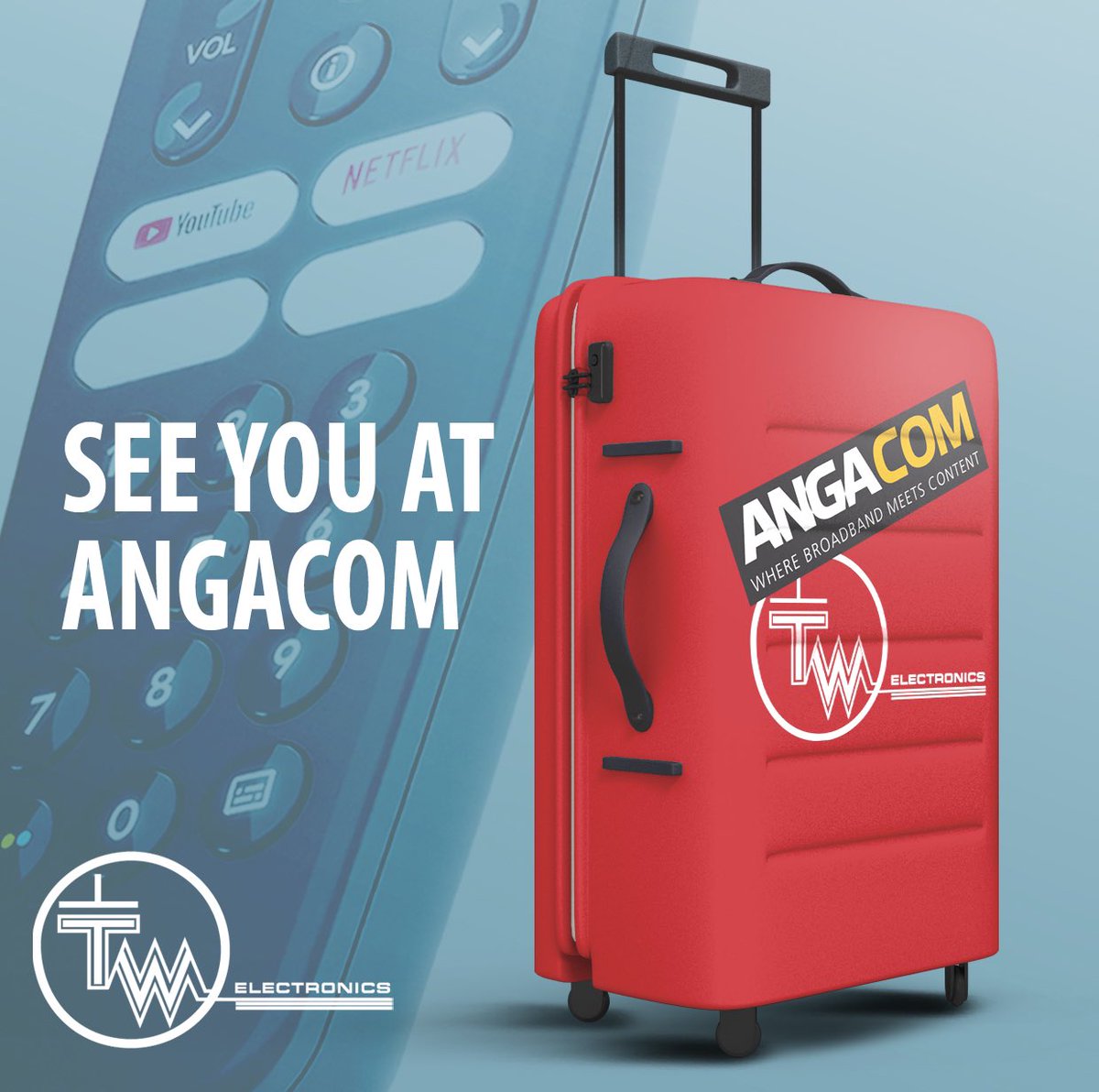 We will be visiting Anga Com in Cologne this month if you’re going to be there as well we would be delighted to meet up &amp; share with you some of the latest developments with our remote control range, especially our sustainable solutions #angacom2023  #remotecontrol #mediacontent