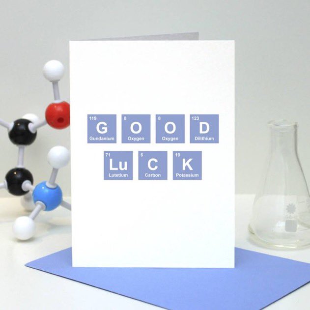 📢 SQA Chemistry 📢
The best of luck to all National 5, Higher and Advanced Higher Chemistry students today.