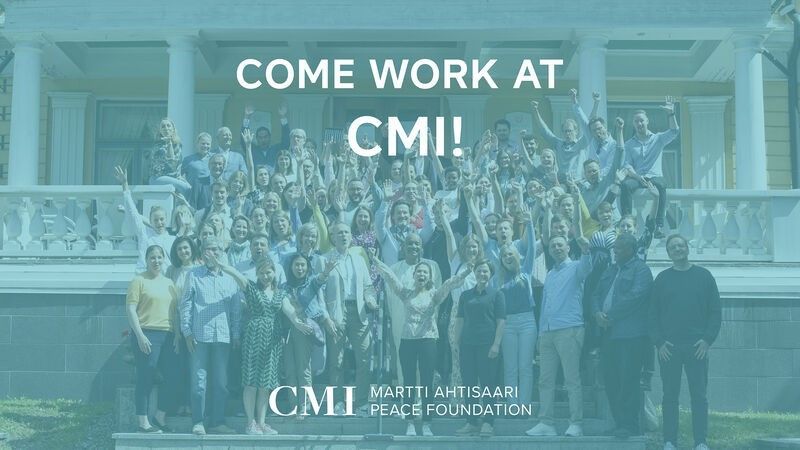CMI is looking for a Head of Finance and Administration to lead its Finance, Human Resources and Administration functions!

This permanent position is located in CMI’s headquarters in Helsinki.

Apply by May 23rd: cmi.fi/contact/vacanc…