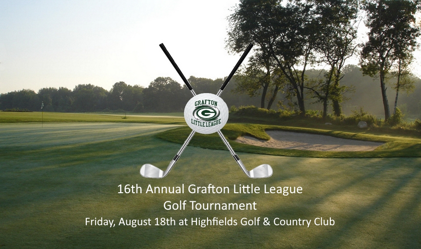 GraftonLL's tweet photo. Announcing the 16th Annual Grafton Little League Golf Tournament,  Friday, August 18th at Highfields Golf and Country Club.

Please visit our website for more information.

https://t.co/uqlHVXJhdh https://t.co/ycK0pCqbru