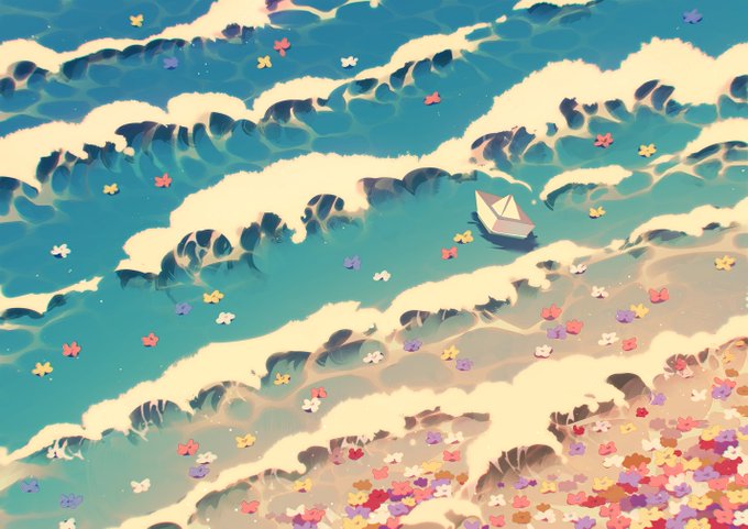 「砂浜 花」のTwitter画像/イラスト(人気順)