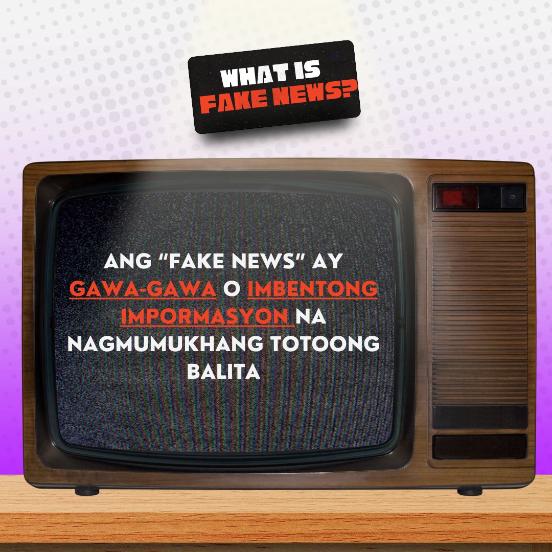 ynformph's tweet photo. #YNFORMer, #YNFORMedKaNaBa? 🤔
Kung ano ang "fake news"?
Tara, alamin natin kung ano nga ba ang ibig sabihin ng nito! 🔍
Share mo na rin sa amin ang nabasa o narinig mong "fake news". 🤗 https://t.co/JV5Tb3OiTY
