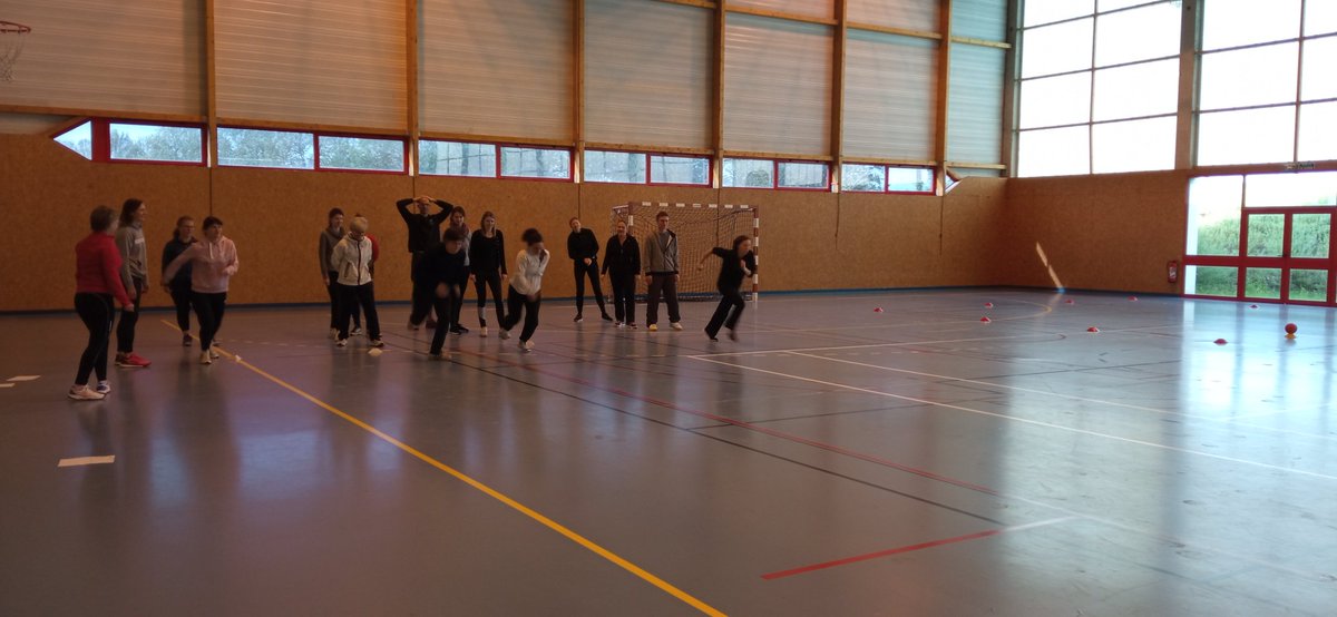ADASEN61's tweet photo. Stage "enseigner EN anglais" J2. Choix de sports collectifs nords américains pour apport culturel tout en construisant de solides compétences en EPS. #planLV @dsden61 @RubanYannick @ac_normandie https://t.co/WRXZp2gssM