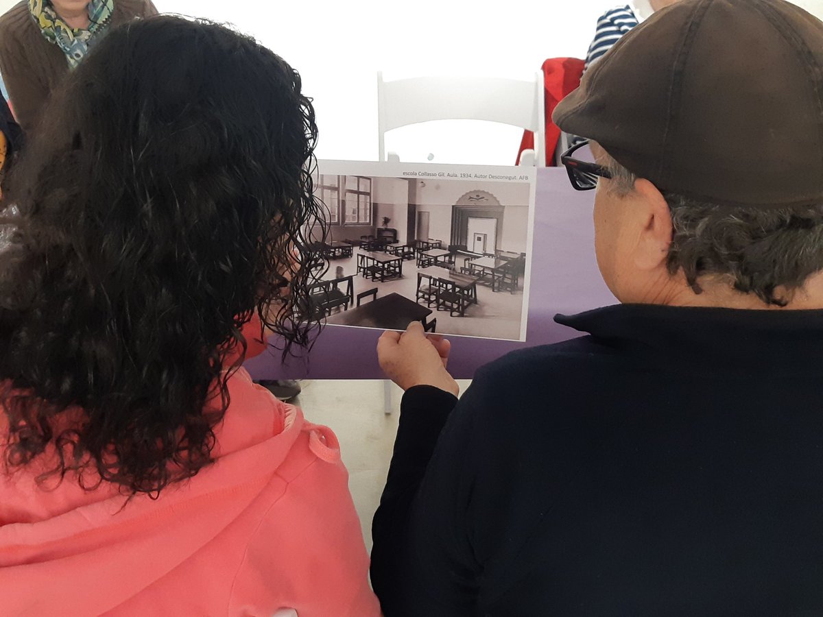 Mancoplana's tweet photo. Ahir una nova Píndola Cultural al Camp de les Lloses per apropar-nos al món de l'educació durant la 2a República. Un taller de descoberta a càrrec d'Schola Didàctica Activa! #cultura #passatipresent #envellimentactiu @tona_aj @vicustona https://t.co/BEtp6DcpM1