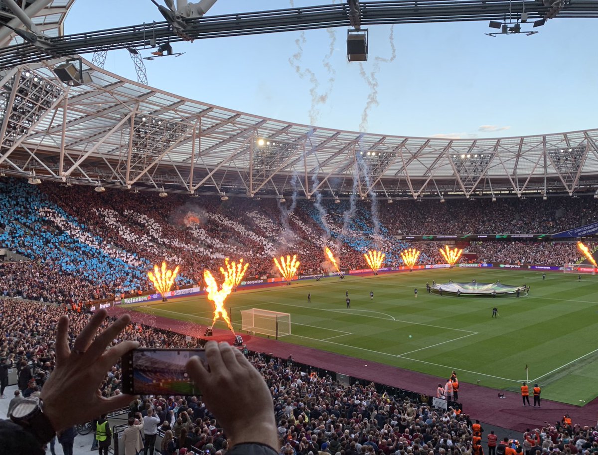 johnwreeves's tweet photo. Special memories watching our second successive European semi-final.

@WestHam v @AZAlkmaar 

The dream is still alive 🙏🏻 https://t.co/LpgT7HYUXe