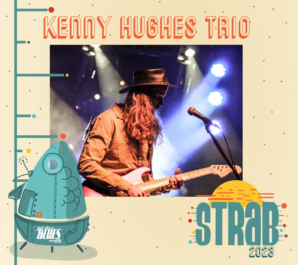 Our lineup is something to be proud of, especially with the likes of our next incredible act who will be gracing the STRAB 2023 stage:

Kenny Hughes! 

Tick Tock, the time for tickets is running out! ---> strab.co.za

#STRAB2023 #STRABfest