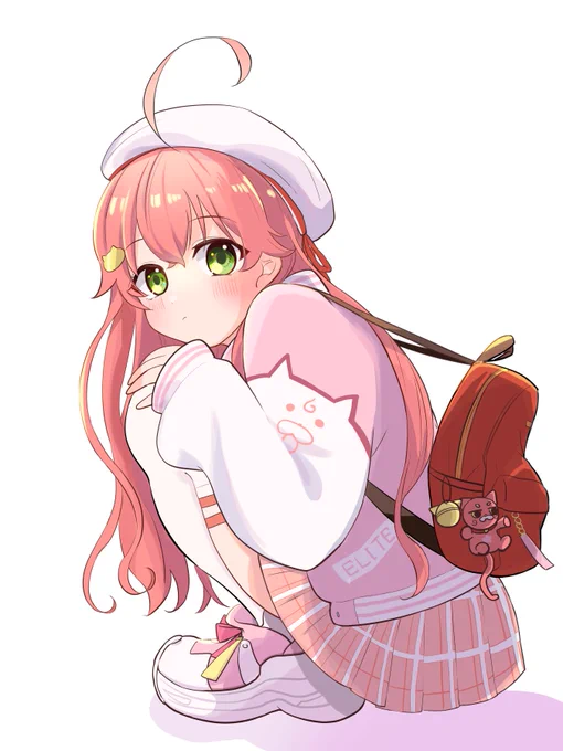 しゃがみこち #miko_Art