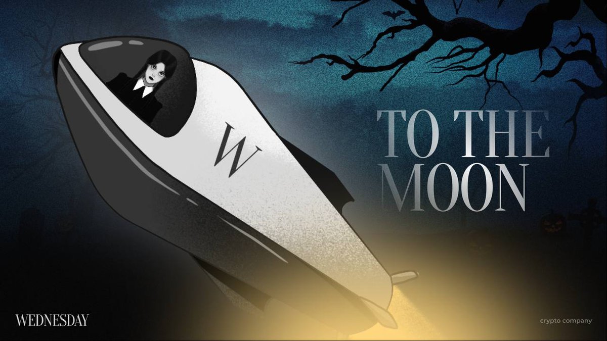 thought_alpha's tweet photo. Wednesday Addams Token $WED to the moon

#WednesdayToken #WednesdayInu #WED https://t.co/8WkbbTcEFq