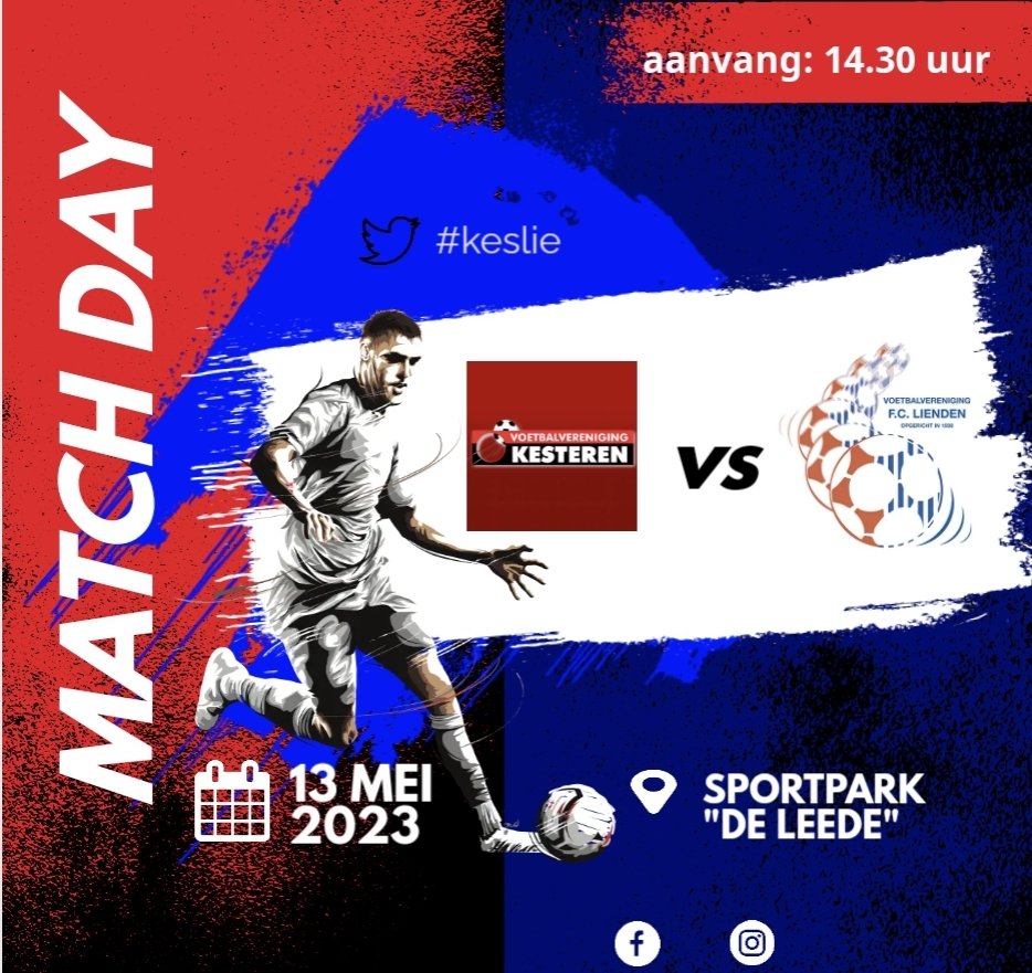 De nummer twee, drie en vier van de eindstand plaatsen zich voor de nacompetitie voor promotie naar de derde klasse. Hiervoor is de subtopper tussen @vvkesteren en FC Lienden zaterdag van belang, Lienden sluit de competitie af met een thuiswedstrijd tegen SVHA. #keslie