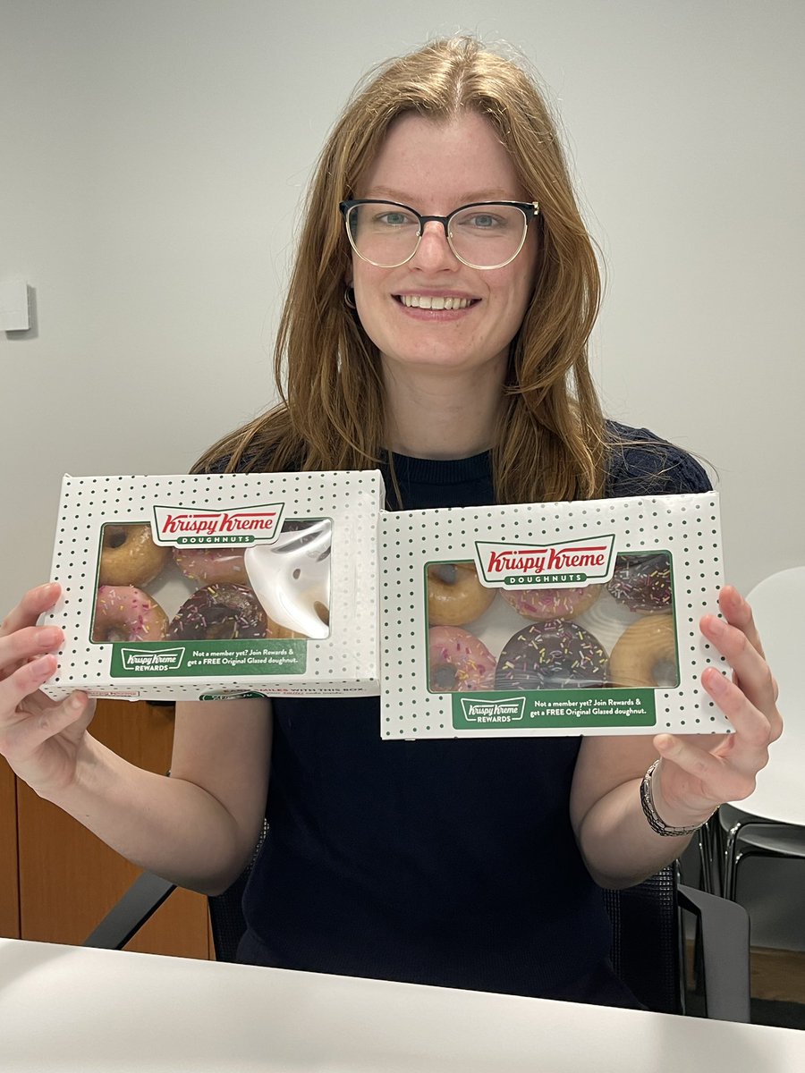 Kim Watson (@kimwatsonuor) on Twitter photo Another great Friday feeling result! Abby has found a potential new #nutraceutical for diabetes/obesity! We celebrate, ironically with donuts 🍩 🤣!
If you want to get involved in research and are prediabetic or #diabetic, we’re looking for volunteers! 💩 <a href="/ReadingBioSci/">UoR BioSci</a> Another great Friday feeling result! Abby has found a potential new #nutraceutical for diabetes/obesity! We celebrate, ironically with donuts 🍩 🤣!
If you want to get involved in research and are prediabetic or #diabetic, we’re looking for volunteers! 💩 <a href="/ReadingBioSci/">UoR BioSci</a>