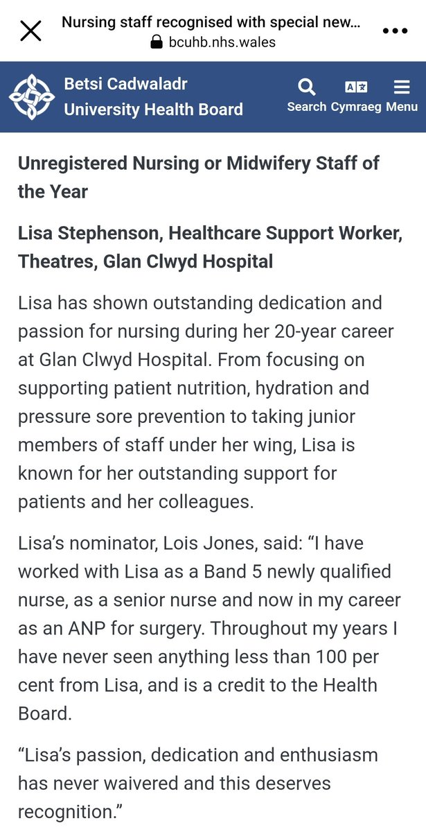 Linda Hatchett (@lindahatchett) on Twitter photo I'm immensely proud of Lisa our fantastic HCA on SAU at YGC who received an award for her dedication and hard work. Well done Lisa ๐๐ซถ๐. <a href="/woollard_jane/">Jane Woollard ๐</a> <a href="/AngelaW22967964/">Angela Wood</a> <a href="/Simoncnewman/">Simon Newman FRCN RN</a> I'm immensely proud of Lisa our fantastic HCA on SAU at YGC who received an award for her dedication and hard work. Well done Lisa ๐๐ซถ๐. <a href="/woollard_jane/">Jane Woollard ๐</a> <a href="/AngelaW22967964/">Angela Wood</a> <a href="/Simoncnewman/">Simon Newman FRCN RN</a>