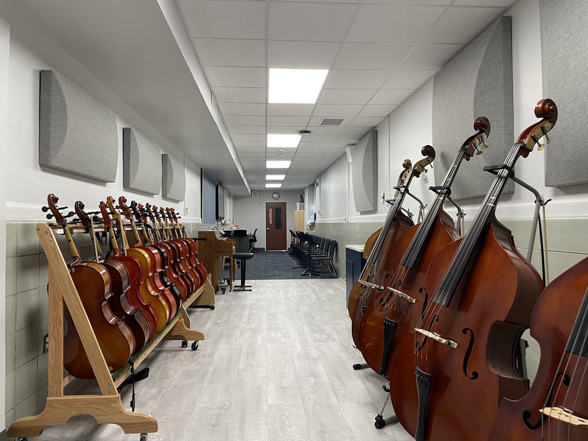 MDSArchitecture's tweet photo. #AdaptiveReuse is one of our specialties, and there’s no better place to practice it than a #school! We were delighted to help this Nassau County client turn a hallway and adjacent space into a vibrant and usable #music room for learning and performance! #architecture #design https://t.co/AUSwIMT5Ql