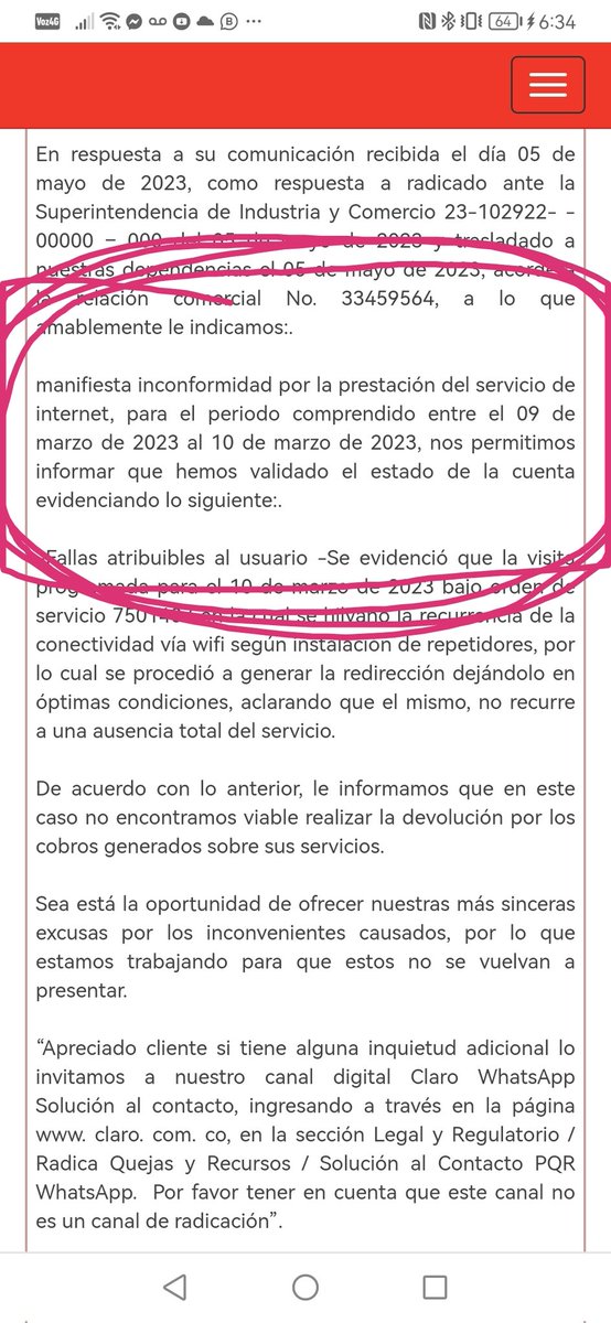 framedistribuid's tweet photo. @ClaroTeAyuda @ClaroColombia 🤬NO SON MALOS, SON PERVERSOS🤬 así le legalizan la platica al consumidos FUERON 12 DÍAS "SIN SERVÍCIO" y aquí legalizan un día para otro @sicsuper gracias por nada, ahí les regalo lo de la factura VIVA COLOMBIA 🇨🇴 https://t.co/aTJqp1o1kX