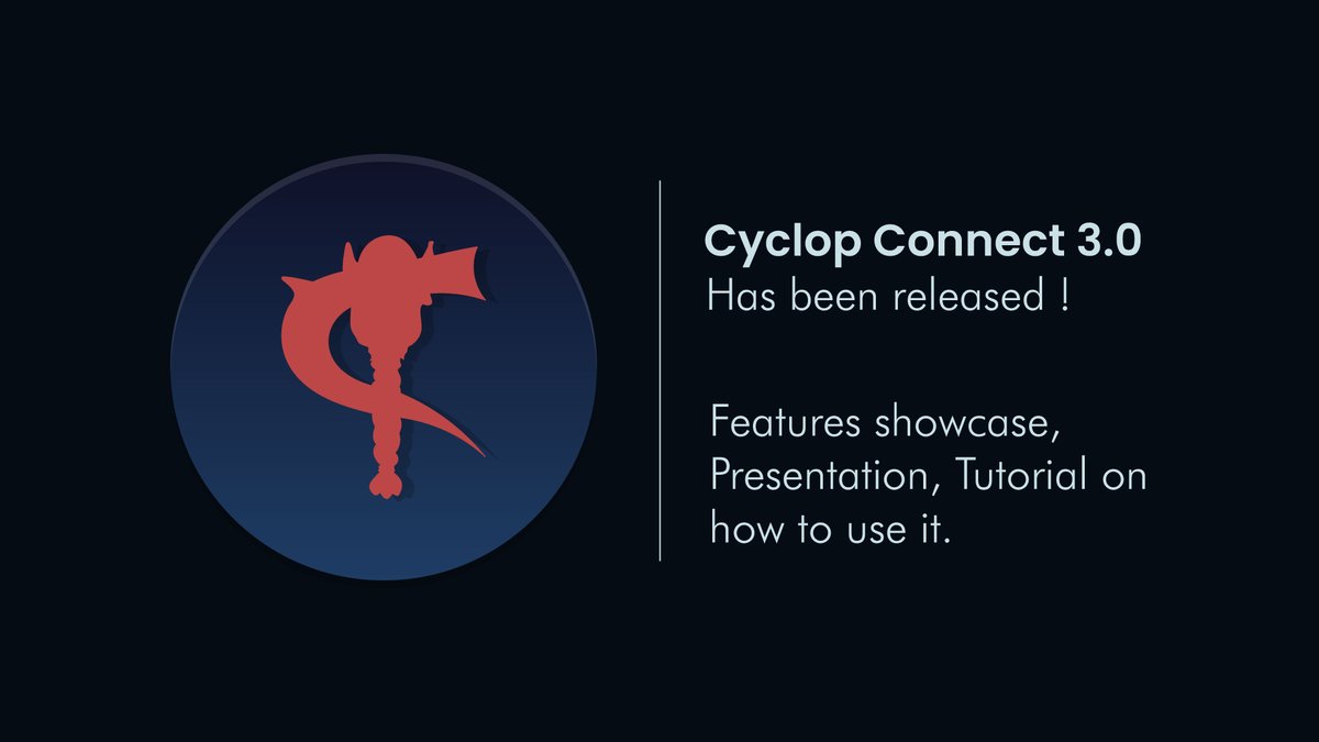 cyclop_tech's tweet photo. 𝗖𝘆𝗰𝗹𝗼𝗽 𝗢𝗦 𝟯.𝟬  
Has been released, including a revamped user interface, improved performance, and new customization options. 
More informations in the video : 
https://t.co/HczUSJT8Ky https://t.co/Y3ugWVT5Iy