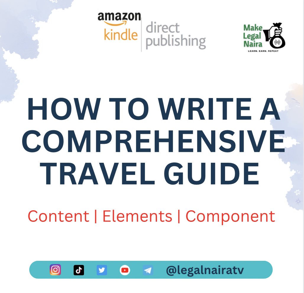 THIS IS THE THREAD 🧵 YOU’VE BEEN WAITING FOR

Travel is another hot niche with very low competition compared to cookbooks.

Travel guides can give you twice the amount a cookbook will because of its extremely low completion.

Let me teach you how to ✍️ it

RT &amp; share massively