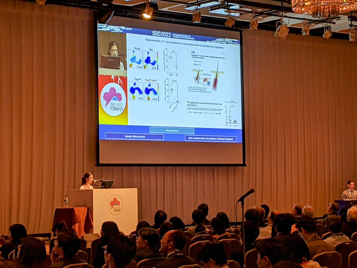 Inmensely grateful and overwhelmed by so many outstanding researchers in the field approaching me after my talk today at the #ISID2023 in Tokyo! Proud of the work that we are doing at the @MMittelbrunn ‘s lab 🤩🔬🐭🧬 @biologia_uam @CBMSO_CSIC_UAM