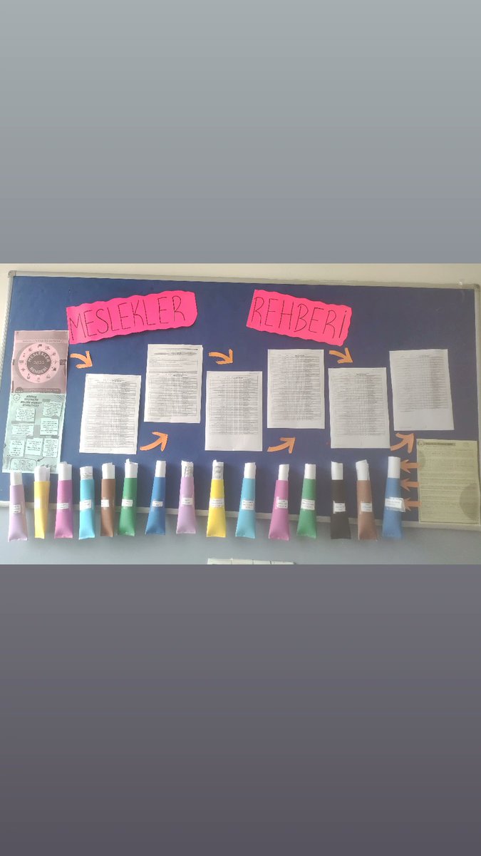 Okulumuz Rehber öğretmenimiz Selma Ebru Hocamız YKS öğrencilerimize yönelik meslek tanıtımı ve yönlendirme yapmak amacıyla meslekleri detaylı şekilde  görseller hâlinde sunup bilgilendirmede bulunmuştur.Kendisine teşekkür ederiz.
<a href="/meb_dinogretimi/">MEB Din Öğretimi Genel Müdürlüğü</a> <a href="/Murat4Kucukali/">Murat Küçükali</a> <a href="/bismilmem/">Bismil İlçe Milli Eğitim Müdürlüğü</a>