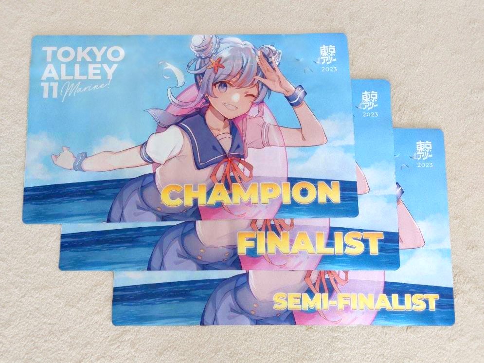 🎊 ONE MORE WEEK UNTIL TOKYO ALLEY 11! 🎊

Be in the running to win over $1500+ worth of prizes along with these EXCLUSIVE TOKYO ALLEY 11 Playmats at the Cardfight!! Vanguard Championship 🏆

For more information, check out the link below!
facebook.com/events/1082338…
